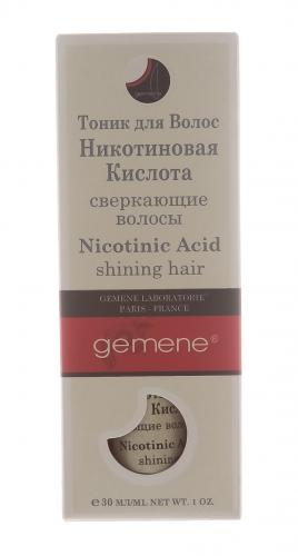 Тоник с никотиновой кислотой для волос, 30 мл (Gemene, Волосы), фото-5
