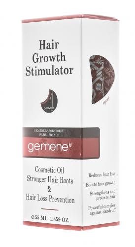 Масло для корней волос против выпадения Стимулятор роста, 55 мл (Gemene, Волосы), фото-4