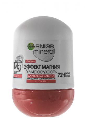 Гарньер Шариковый дезодорант-антиперспирант Эффект Магния, 50 мл (Garnier, Mineral), фото-2