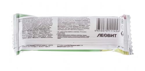 Батончик детоксикационный с яблоком и корицей, 25 г (Леовит, Detox), фото-2