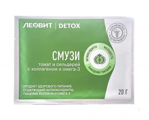 Смузи Томат и сельдерей с коллагеном, 20 г (Леовит, Detox), фото-2