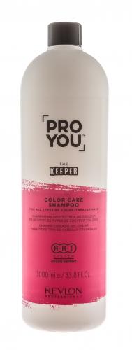 Ревлон Профессионал Шампунь защита цвета для всех типов окрашенных волос Color Care, 1000 мл (Revlon Professional, Pro You, Keeper), фото-2