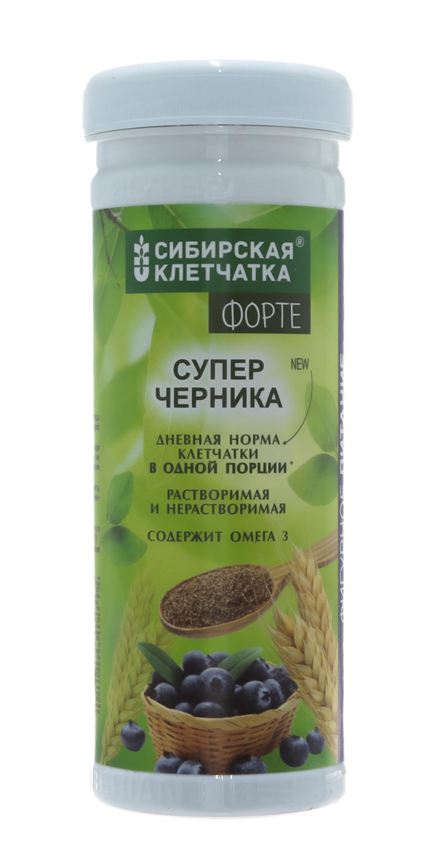 

Сибирская клетчатка Клетчатка "СуперЧерника" Форте, 200 г (Сибирская клетчатка)