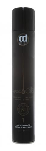 Констант Делайт Лак для волос без запаха сильной фиксации 5 Масел №1, 400 мл (Constant Delight, 5 Magic Oils), фото-2