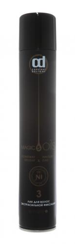 Констант Делайт Лак для волос экстрасильной фиксации без запаха 5 Масел №3, 400 мл (Constant Delight, 5 Magic Oils), фото-2