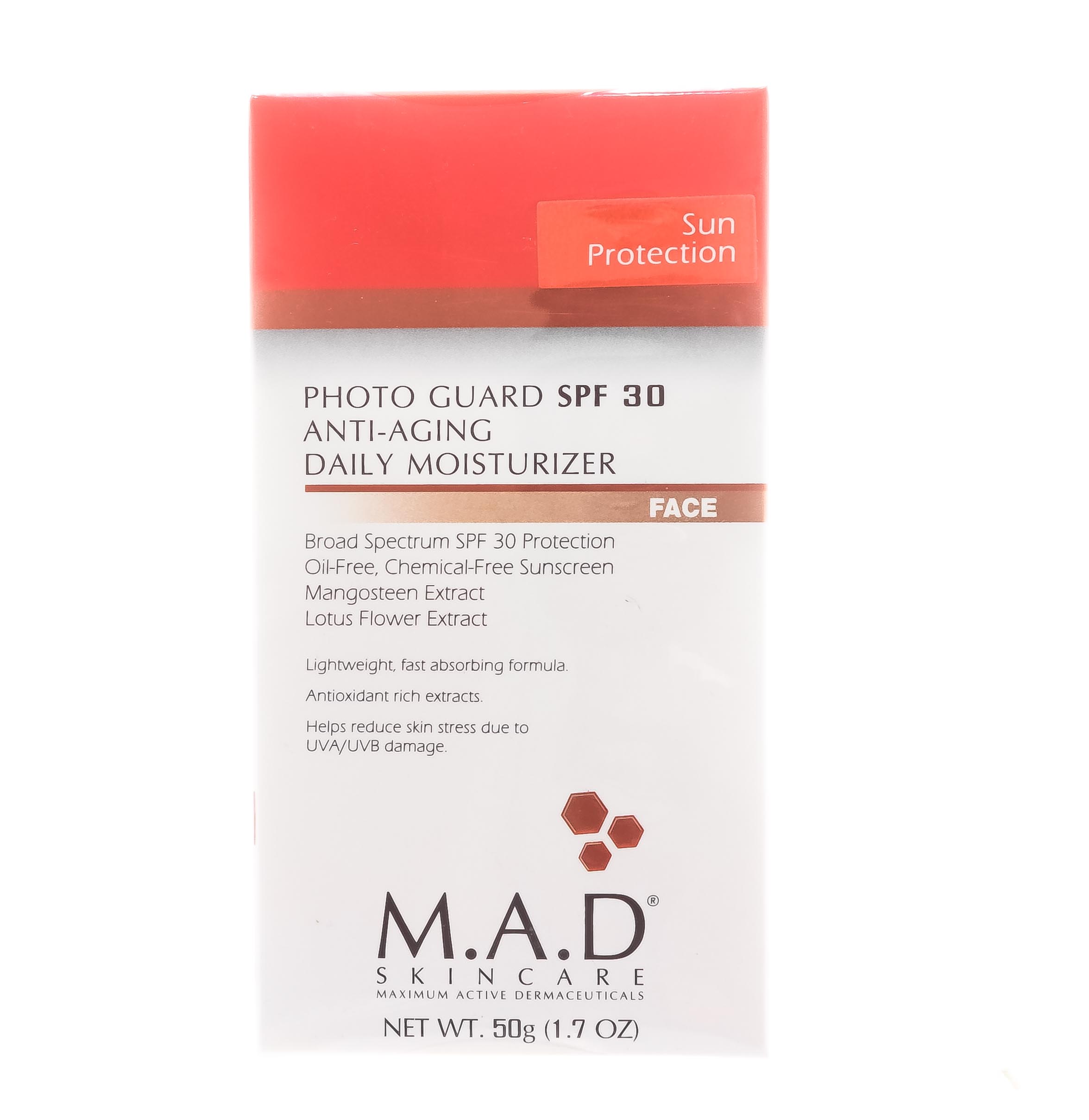 M.A.D. Омолаживающий и увлажняющий крем-защита под макияж с защитой spf 30, 50 гр (M.A.D., )