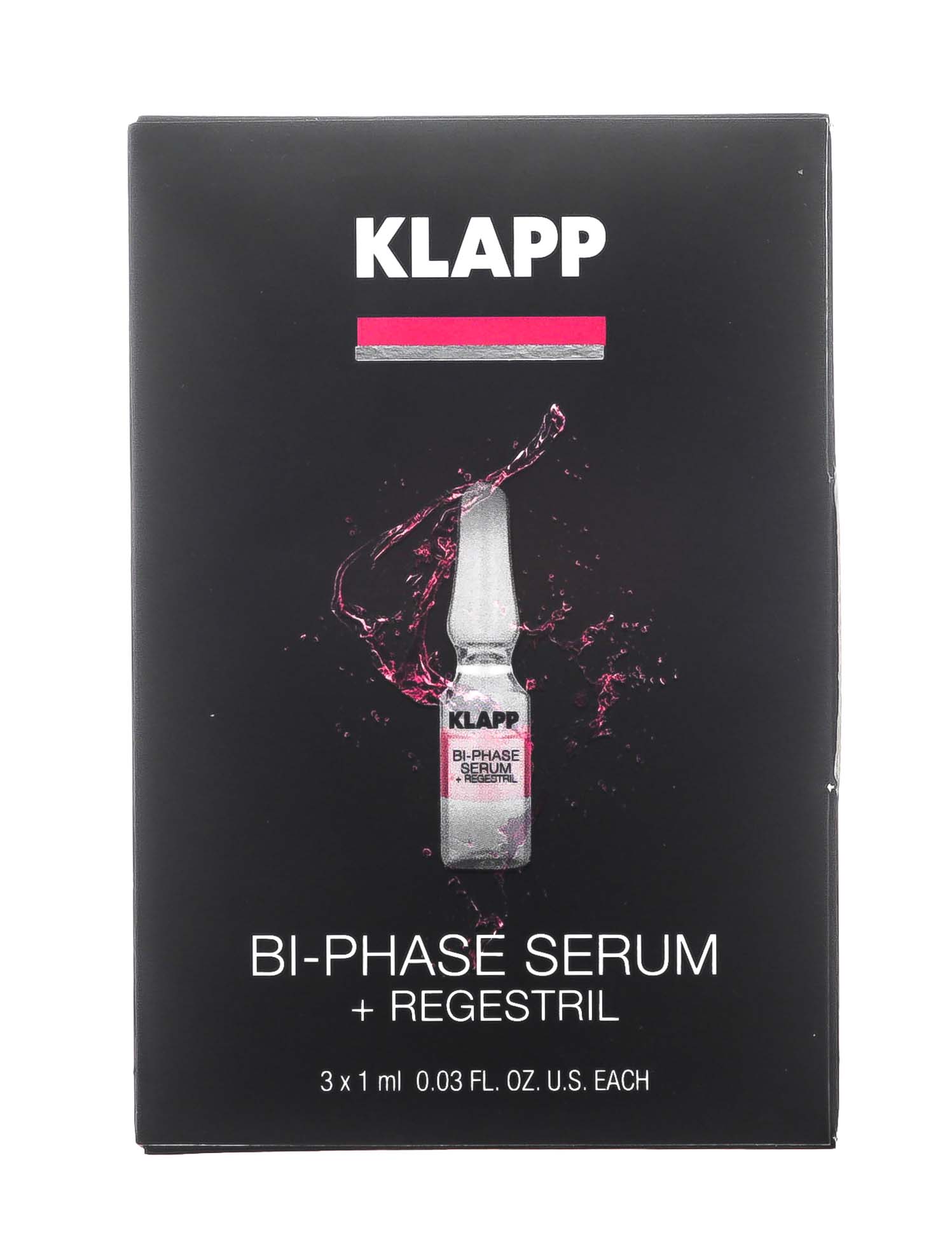 Klapp Двухфазная сыворотка "Регестрил"  Power Effect  Bi-Phase Serum + Regestril, 3х1мл (Klapp, Power Effect)