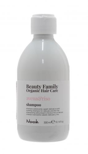 Нук Успокаивающий шампунь для тонких и ломких волос Avena&amp;Riso, 300 мл (Nook, Beauty Family)