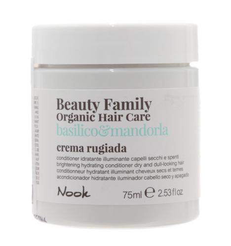 Нук Крем-кондиционер для сухих и тусклых волос Crema Rugiada Basilico&amp;Mandorla, 75 мл (Nook, Beauty Family)