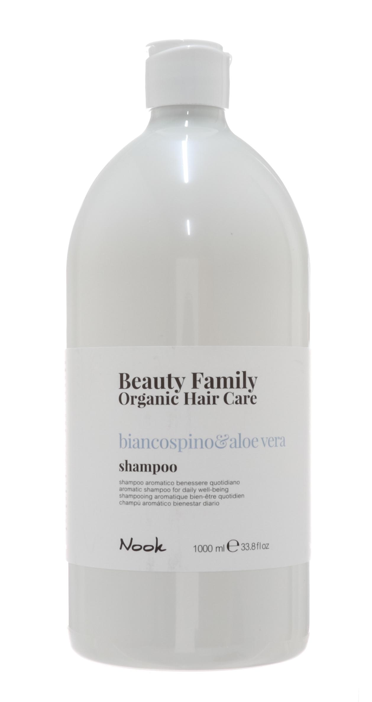 

Nook Ежедневный шампунь Biancospino&Aloe Vera, 1000 мл (Nook, Beauty Family)