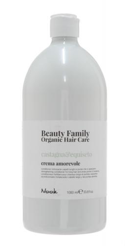 Нук Крем-кондиционер для ломких и секущихся волос Crema Amorevole Castagna&amp;Equiseto, 1000 мл (Nook, Beauty Family)