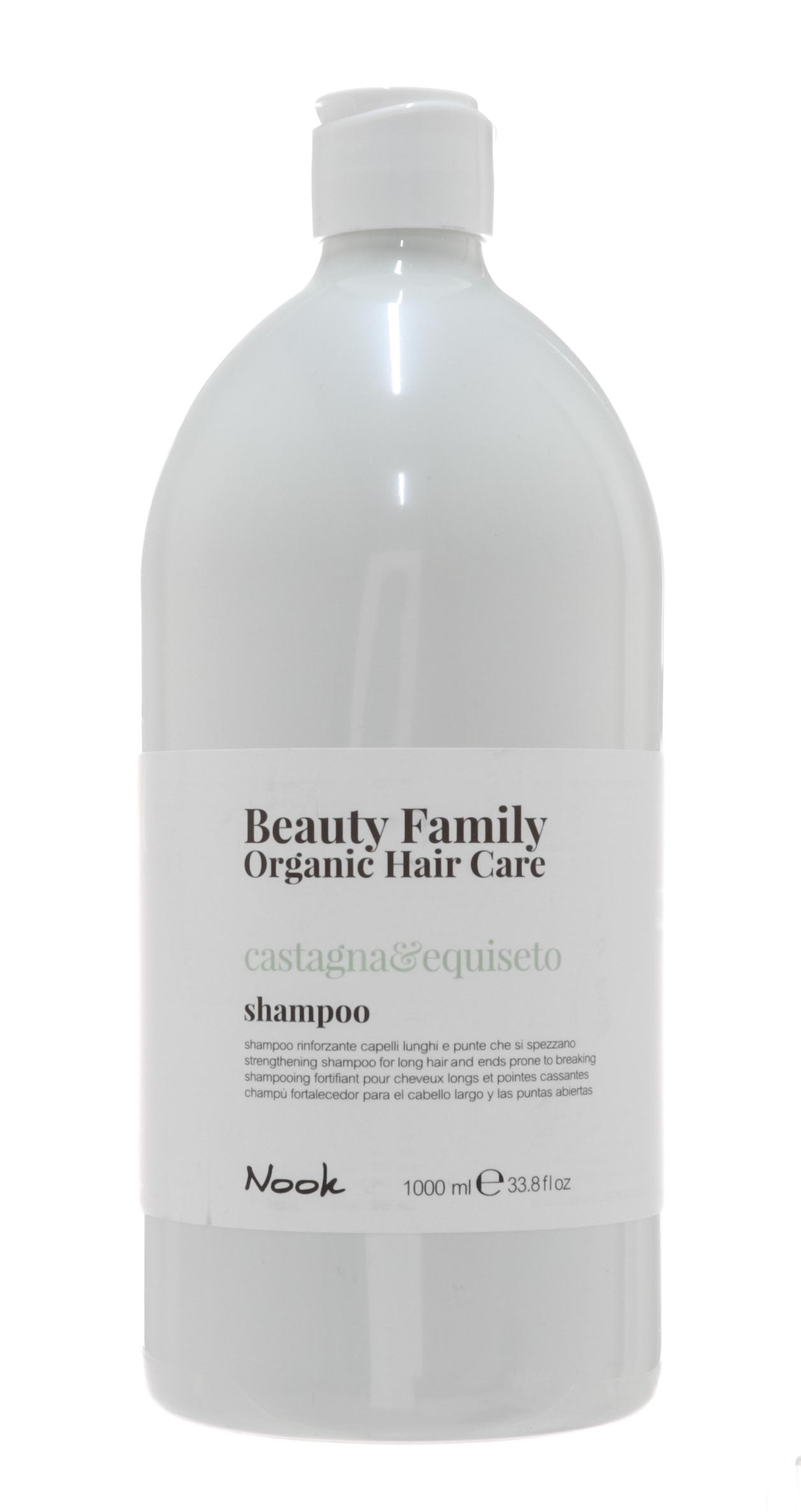 

Nook Шампунь для ломких и секущихся волос Shampoo Castagna&Equiseto, 1000 мл (Nook, Beauty Family)