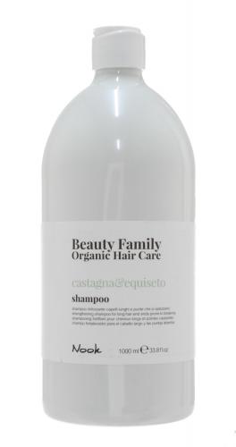 Нук Шампунь для ломких и секущихся волос Shampoo Castagna&amp;Equiseto, 1000 мл (Nook, Beauty Family)