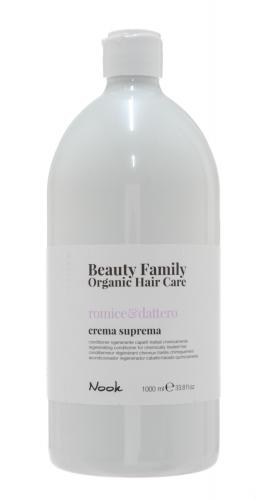 Нук Восстанавливающий крем-кондиционер для химически обработанных волос Crema Suprema Romice&amp;Dattero, 1000 мл (Nook, Beauty Family)