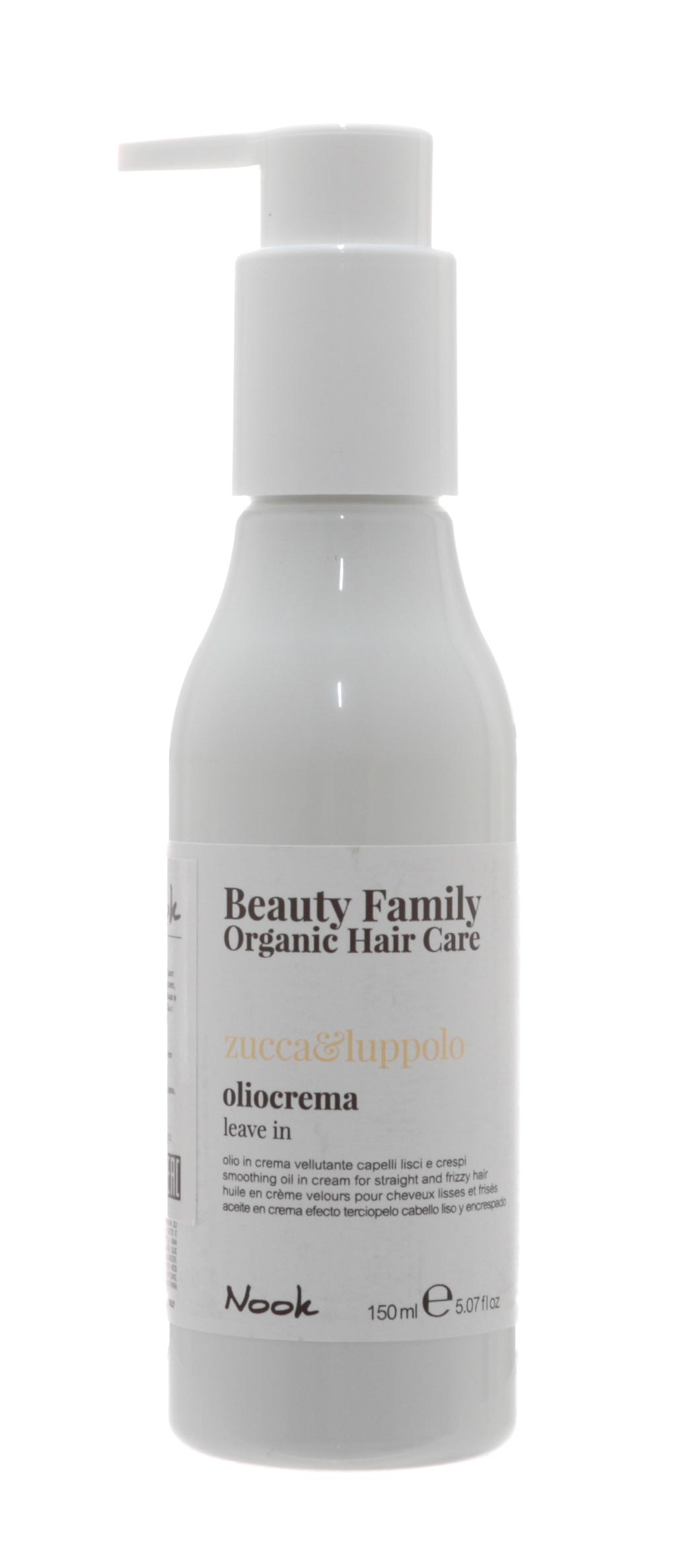 Nook Крем-масло для прямых и вьющихся волос Oliocrema Zucca&Luppolo, 150 мл (Nook, Beauty Family) от Socolor