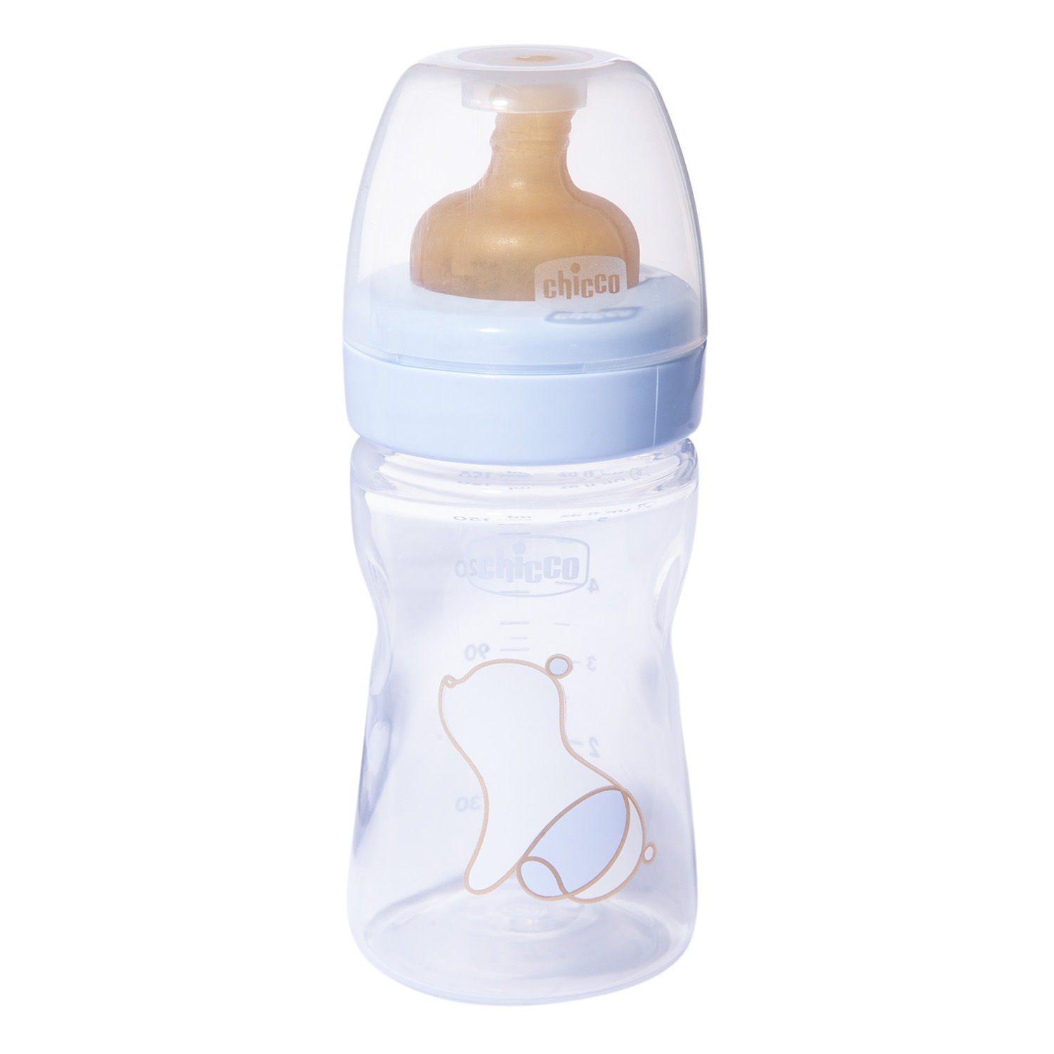 

Chicco Бутылочка с латексной соской Boy 0+, 150 мл (Chicco, Original Touch)