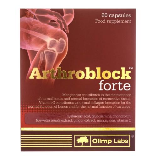 Олимп Лабс Биологически активная добавка к пище Arthroblock Forte 900 мг, 60 капсул (Olimp Labs, Суставы и кости), фото-2