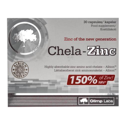 Chela-Zinc биологически активная добавка к пище, 490 мг, №30