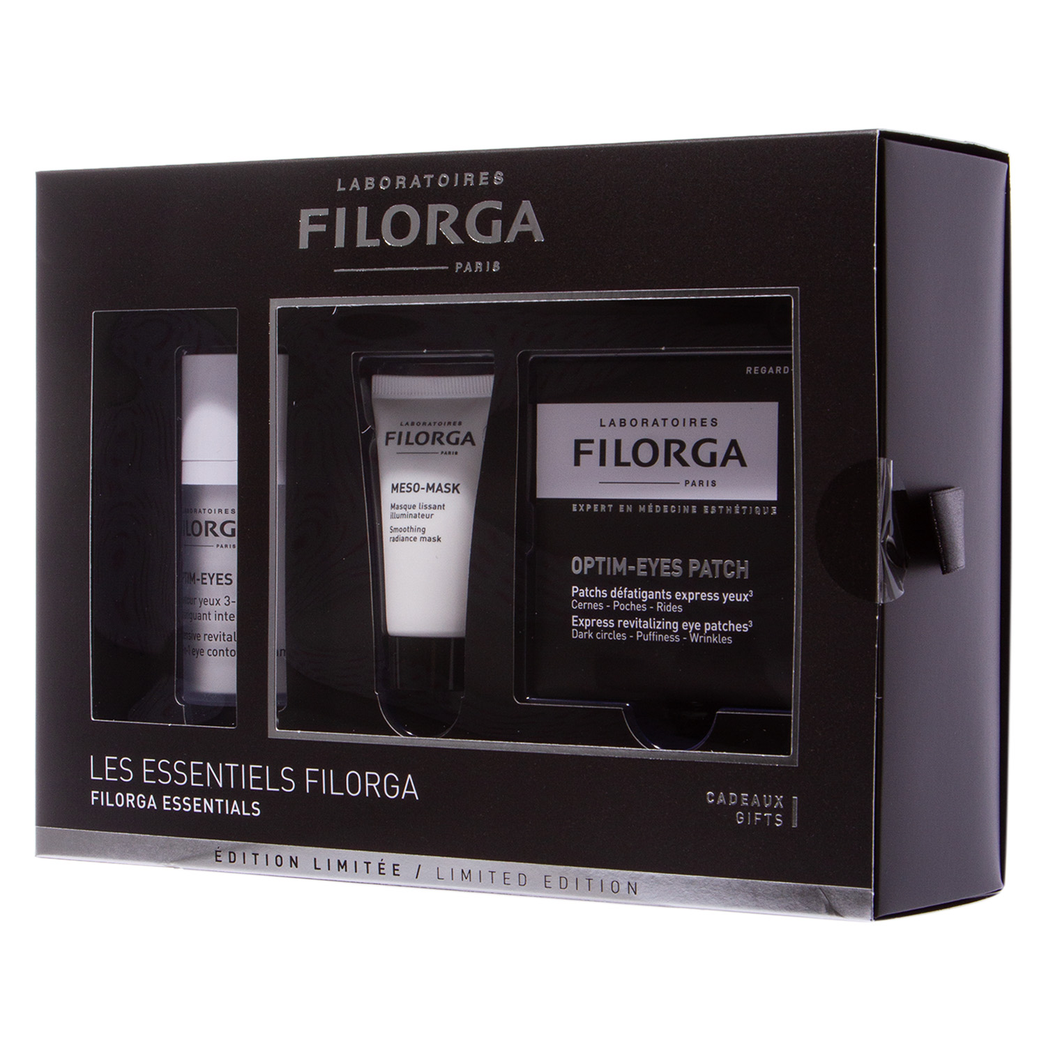 Filorga Подарочные набор "Сияющий взгляд" (крем 15 мл + маска 15 мл + патчи 1 пара) (Filorga, Optim-Eyes)