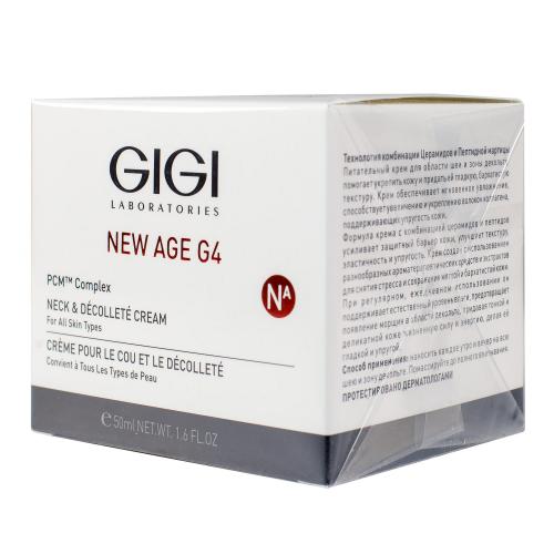 ДжиДжи Укрепляющий крем для шеи и зоны декольте Neck &amp; Decollete Cream, 50 мл (GiGi, New Age G4), фото-2