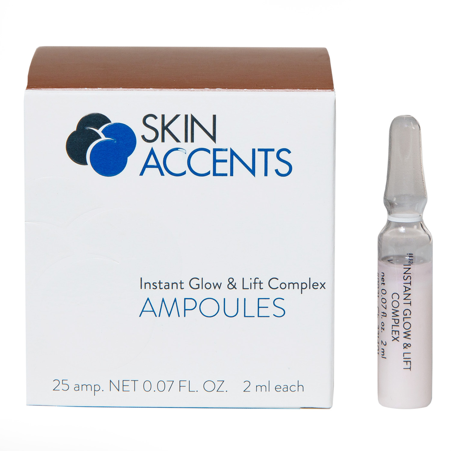 

Inspira Cosmetics Сыворотка для мгновенного сияния и лифтинга кожи Instant Glow & Lift Complex, 25 х 2 мл (Inspira Cosmetics, Skin Accents)