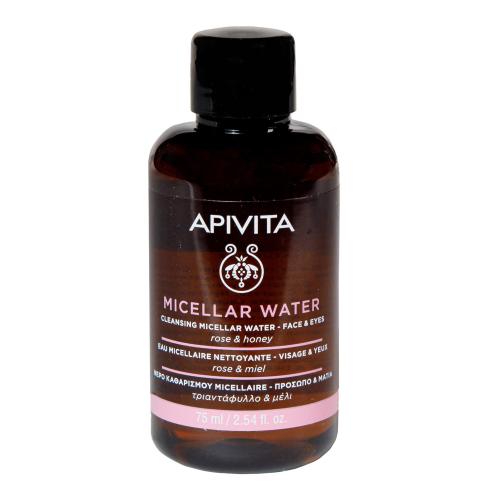 Апивита Мицеллярная вода для лица и глаз, 75 мл (Apivita, Cleansing), фото-2