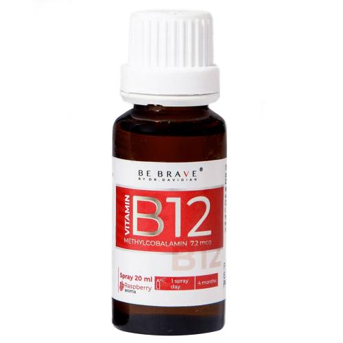 Авиценна Витамин B12 со вкусом малины, 20 мл (Avicenna, Be Brave by Dr. Davidian), фото-3
