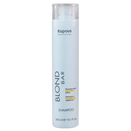 Капус Профессионал Бессульфатный шампунь с антижелтым эффектом, 300 мл (Kapous Professional, Kapous Professional, Blond Bar), фото-2