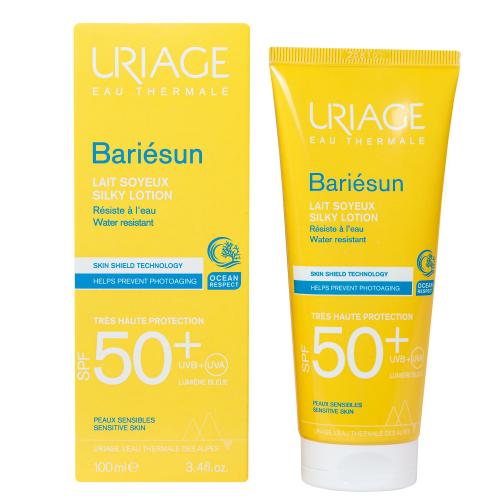 Урьяж Шелковистое молочко SPF 50+, 100 мл (Uriage, Bariesun), фото-2