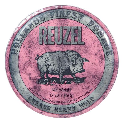 Рузел Помада сильной фиксации для укладки мужских волос Grease Heavy Hold Hog, 340 г (Reuzel, Стайлинг), фото-3