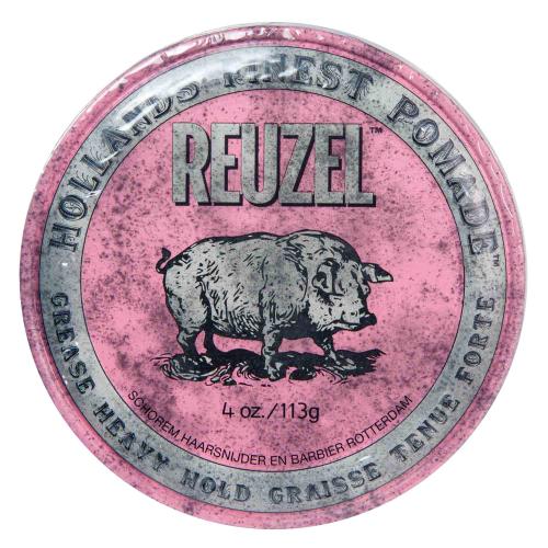 Рузел Помада сильной фиксации для укладки мужских волос Grease Heavy Hold Pig, 113 г (Reuzel, Стайлинг), фото-3