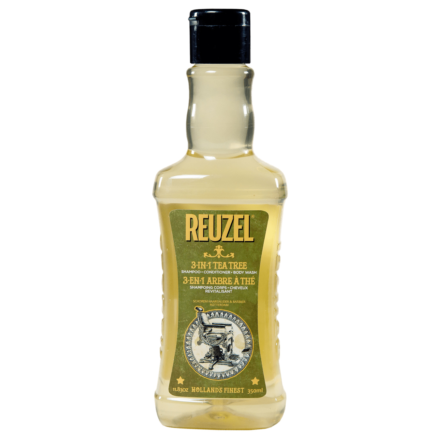 

Reuzel Мужской шампунь 3 в 1 Tea Tree Shampoo для тела и волос, 350 мл (Reuzel, Пеномойка), Пеномойка