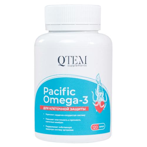 Кьютэм Комплекс для клеточной защиты Pacific Omega 3, 120 капсул (Qtem, Supplement), фото-4