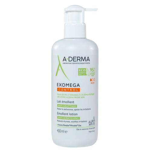 Адерма Смягчающий лосьон для лица и тела, 400 мл (A-Derma, Exomega Control)