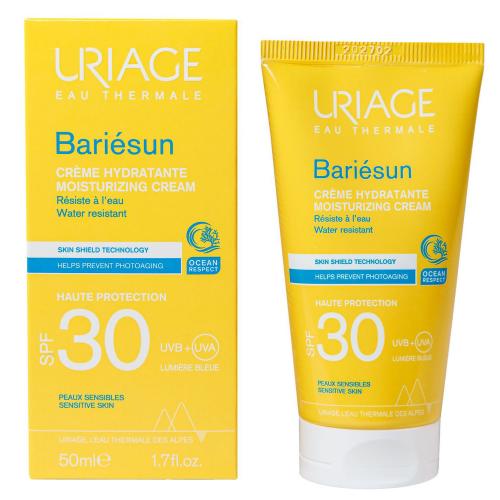 Урьяж Увлажняющий крем Moisturizing Cream SPF 30, 50 мл (Uriage, Bariesun), фото-2