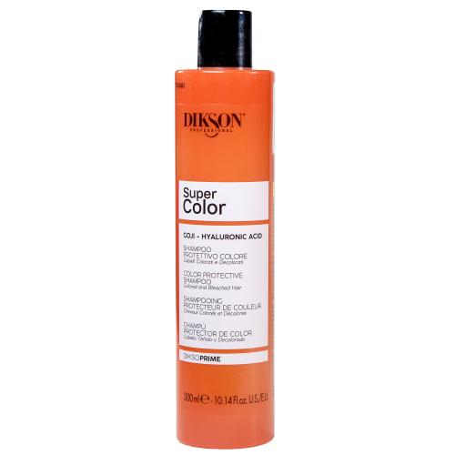 Диксон Шампунь с экстрактом ягод годжи для окрашенных волос Shampoo Color Protective, 300 мл (Dikson, DiksoPrime, Super Color), фото-2