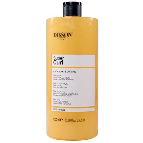 Диксон Шампунь с маслом авокадо для вьющихся волос Shampoo Curl Control, 1000 мл (Dikson, DiksoPrime, Super Curl), фото-2