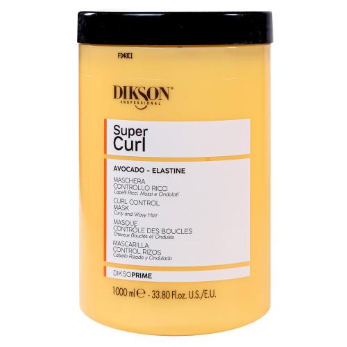 Диксон Маска с маслом авокадо для кудрявых и волнистых волос Curl Control Mask, 1000 мл (Dikson, DiksoPrime, Super Curl)