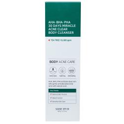 Очищающий гель для тела Acne Clear Body Cleanser с кислотами, 400 г