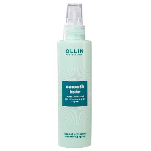 Оллин Термозащитный разглаживающий спрей, 150 мл (Ollin Professional, Уход за волосами, Curl & Smooth Hair), фото-3